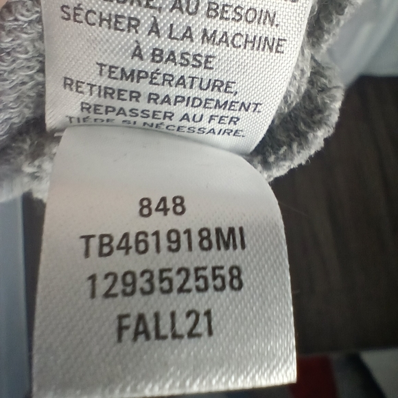 Treasure & Bond Zip-Up Hoodie In Grey Medium Heather Size Medium 8 - 10 NWT - Picture 10 of 11